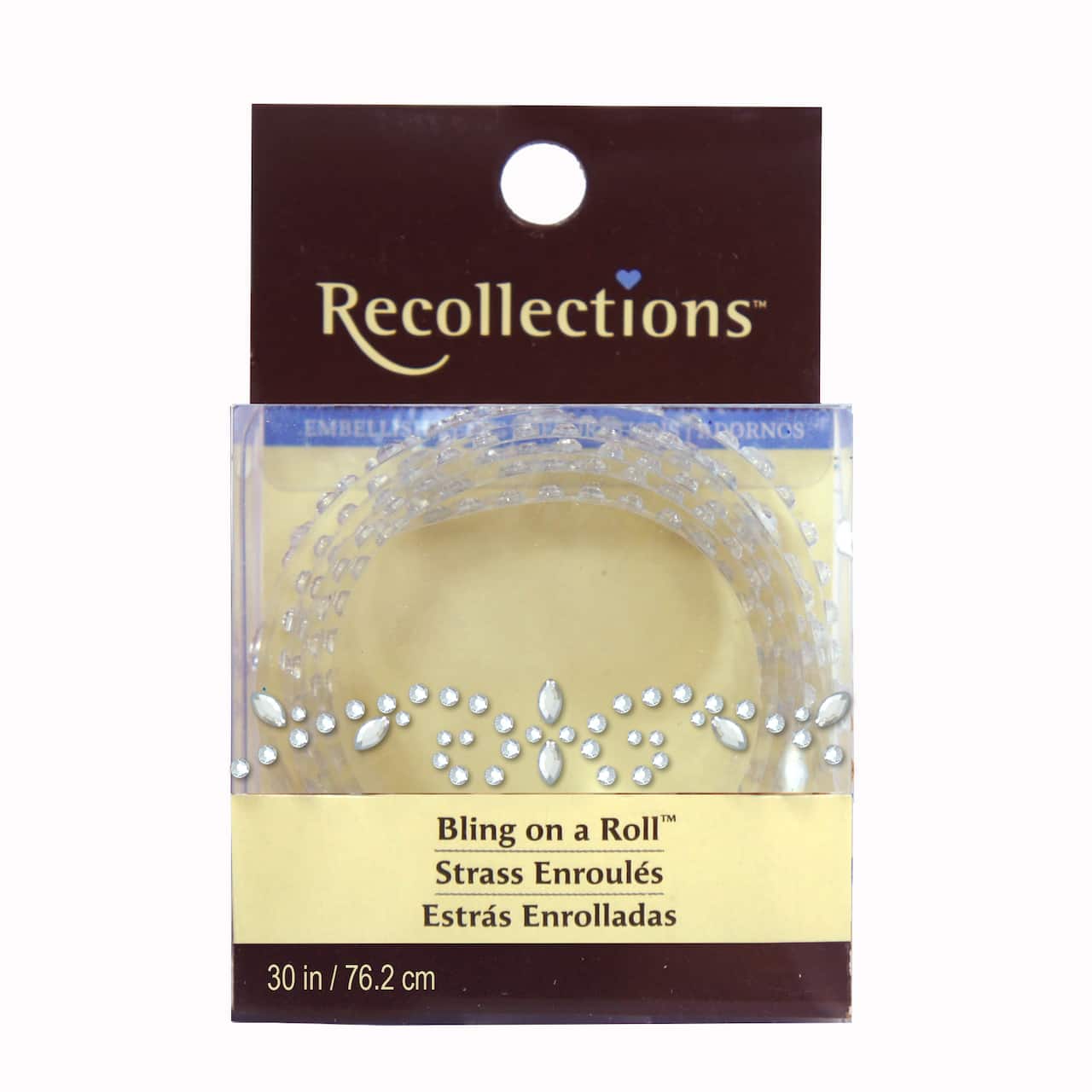 Clear Bling on a Roll&#x2122; Rhinestones by Recollections&#x2122;